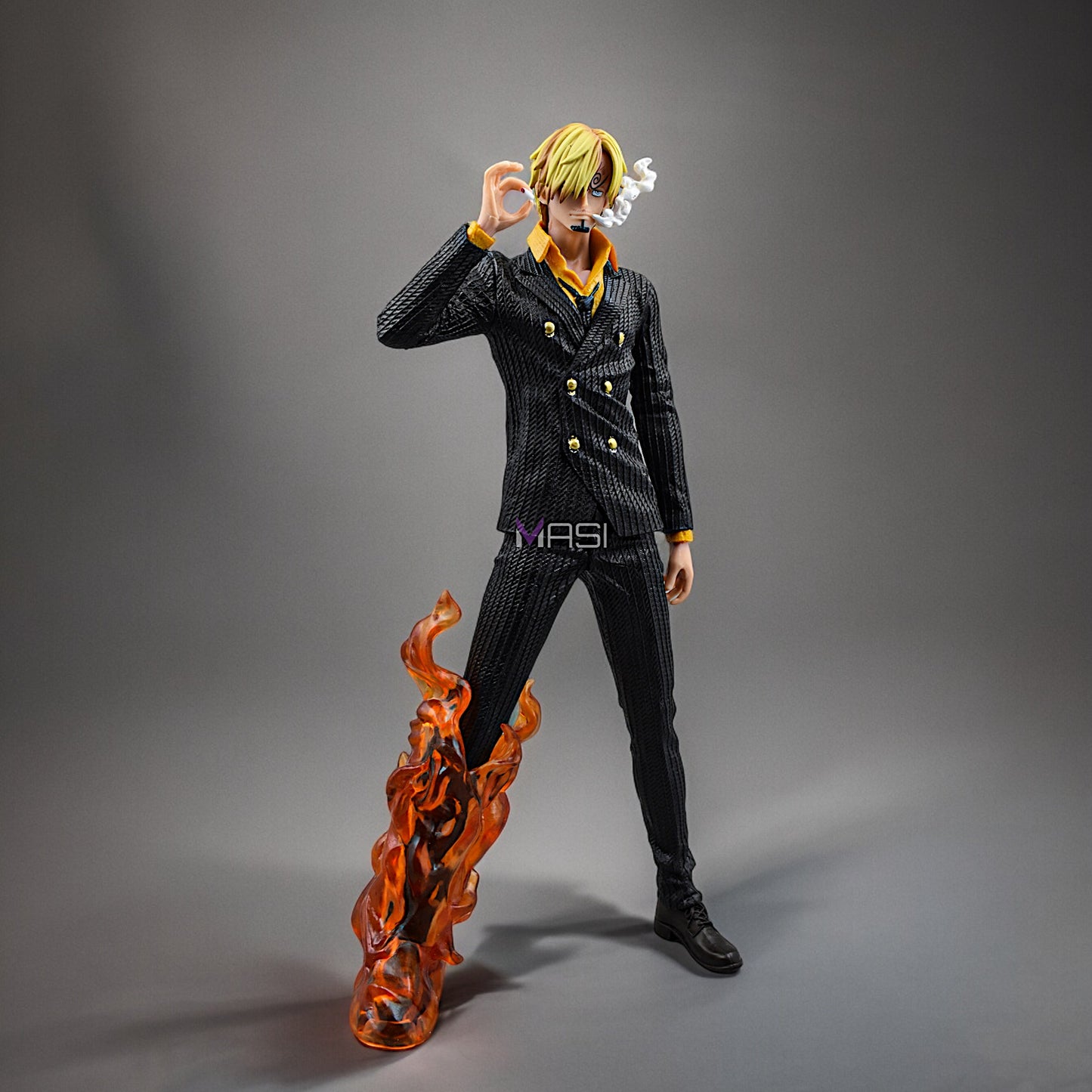 SANJI STANDING ACTION FIGURE WITH FIRE IN ONE LEG (32 CM HEIGHT) - ONE PIECE