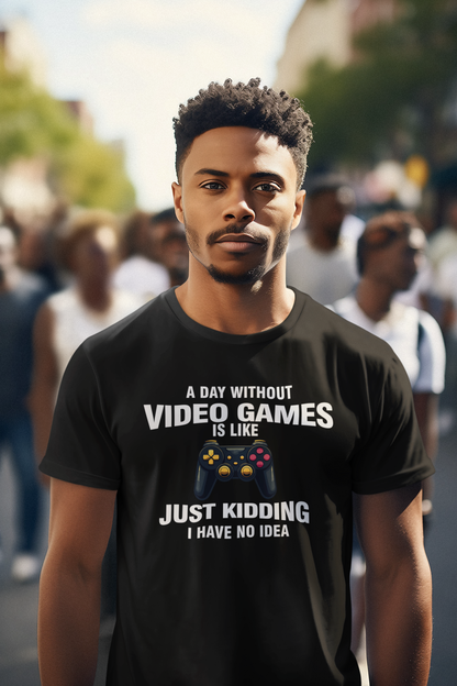 GAMER'S ATTITUDE ROUND NECK T-SHIRT