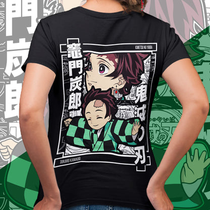 TANJIRO KAMADO ROUND NECK T-SHIRT - DEMON SLAYER