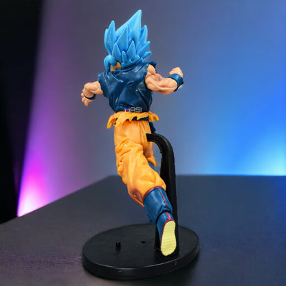 GOKU SSJ BLUE ACTION FIGURE WITH STAND (25 CM HEIGHT) - DRAGON BALL Z