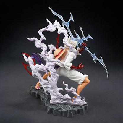 MONKEY D. LUFFY GEAR 5 LIMITED EDITION ACTION FIGURE WITH THUNDER SWORD (25 CM HEIGHT) - ONE PIECE