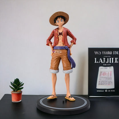 STRAW HAT MONKEY D. LUFFY ACTION FIGURE WITH STAND (20 CM HEIGHT) - ONE PIECE