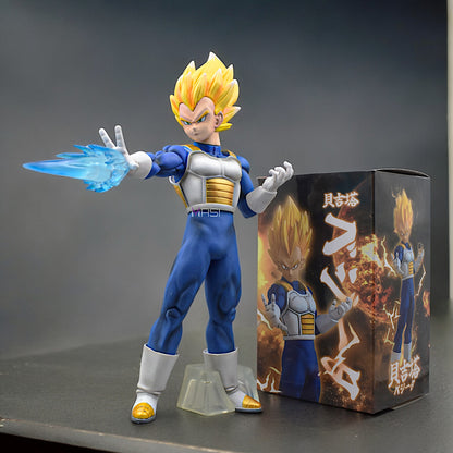 VEGETA EXCLUSIVE ACTION FIGURE WITH 2 REPLACEABLE HANDS (27 CM HEIGHT) - DRAGON BALL Z/SUPER