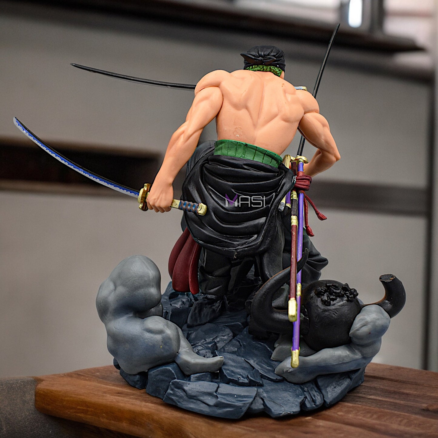 RORONOA ZORO THREE KNIFE FLOW OVERSEAS RESTRICTIONS ACTION FIGURE - ONE PIECE