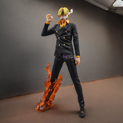 SANJI STANDING ACTION FIGURE WITH FIRE IN ONE LEG (32 CM HEIGHT) - ONE PIECE