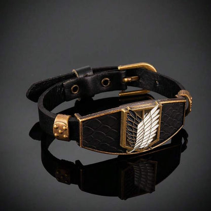 ATTACK ON TITAN SURVEY CORPS PREMIUM BRACELET (UNISEX)