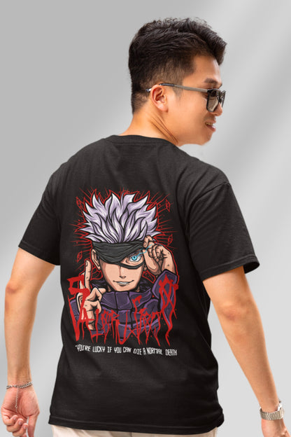 GOJO SATORU ROUND NECK T-SHIRT - JUJUTSU KAISEN