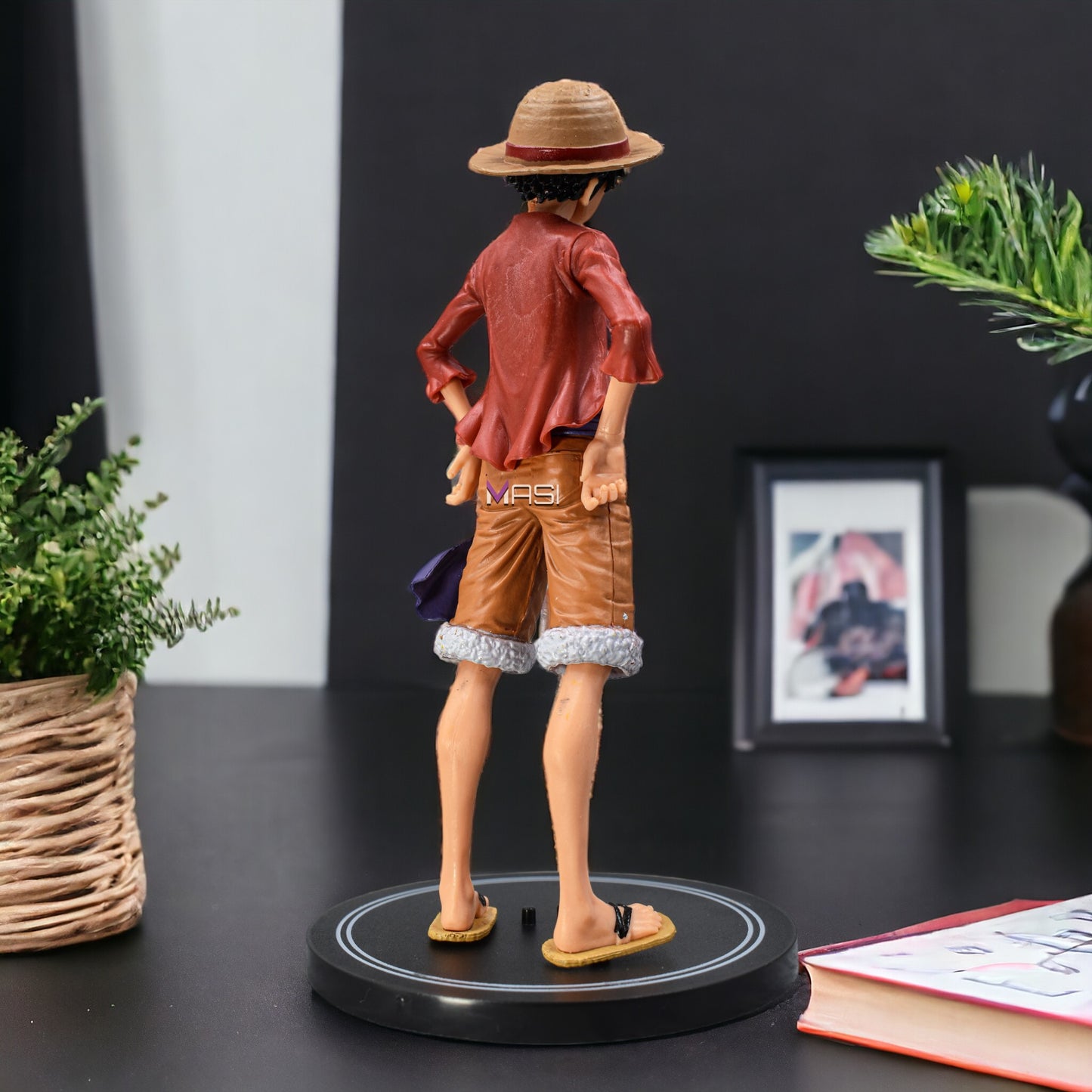 STRAW HAT MONKEY D. LUFFY ACTION FIGURE WITH STAND (20 CM HEIGHT) - ONE PIECE