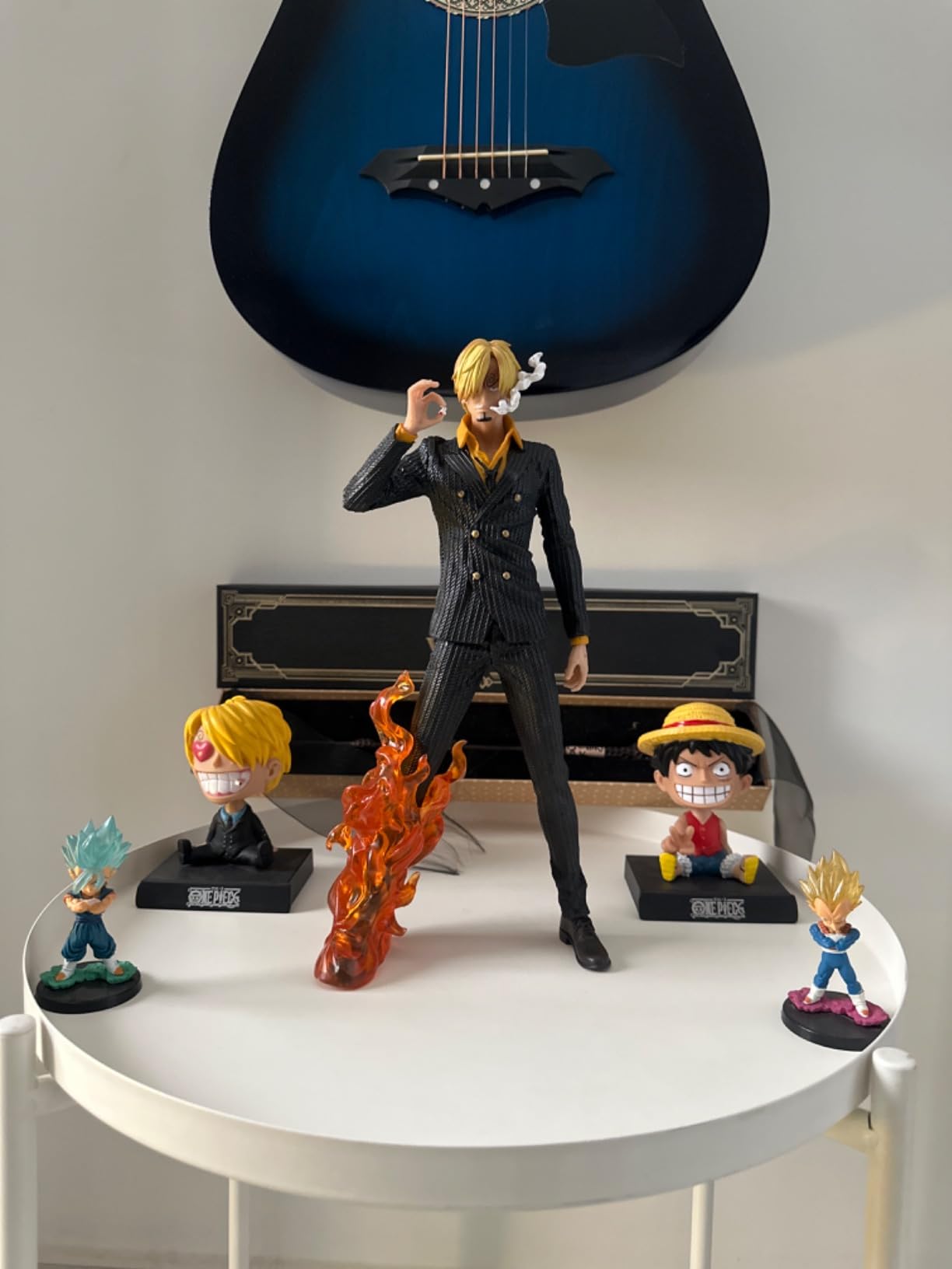 SANJI STANDING ACTION FIGURE WITH FIRE IN ONE LEG (32 CM HEIGHT) - ONE PIECE