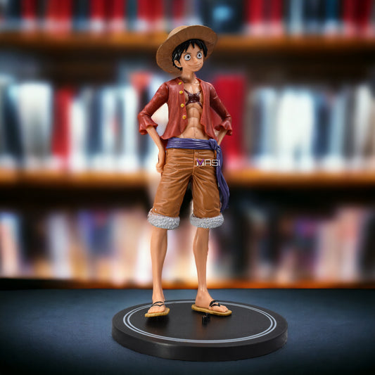 STRAW HAT MONKEY D. LUFFY ACTION FIGURE WITH STAND (20 CM HEIGHT) - ONE PIECE