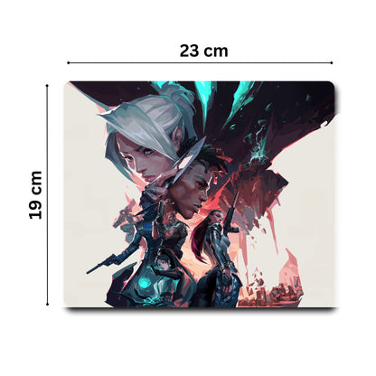 VALORANT THEME MOUSE PAD (9 X 7.5 INCHES) - GAMING MOUSE PAD