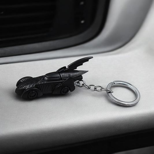 BATMAN BATMOBILE CAR PREMIUM METAL KEYCHAIN