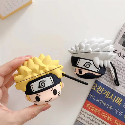 NARUTO CUTE IPHONE AIRPODS COVER PROTECTION CASE (SILICONE)