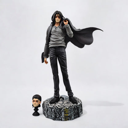 EREN YEAGER ICONIC ACTION FIGURE WITH 2 REPLACEABLE HEADS (30 CM HEIGHT) - ATTACK ON TITAN