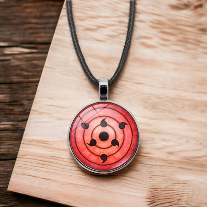 SHARINGAN PENDANT ADJUSTABLE NECKLACE (UNISEX) - NARUTO