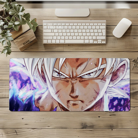 DRAGON BALL Z/SUPER GOKU ULTRA INSTINCT MOUSE PAD (23 X 11 INCHES) - GAMING MOUSE PAD