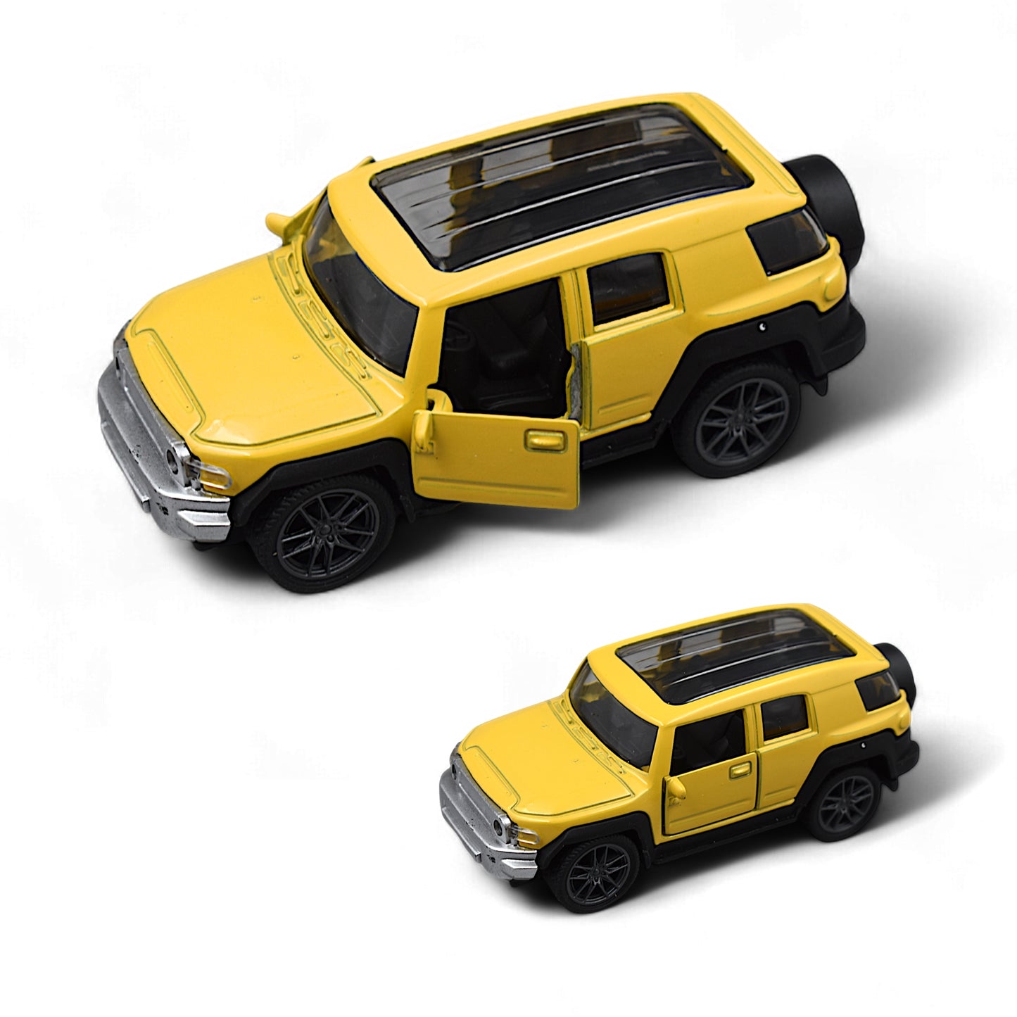 Hummer Car Die-cast Model Toy 1:36 Exclusive Alloy Metal Car with Pull Back with Openable Doors  - Yellow