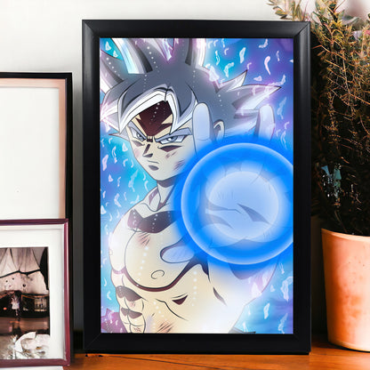 GOKU ULTRA INSTINCT PHOTO FRAME (A4 SIZE) - DRAGON BALL Z