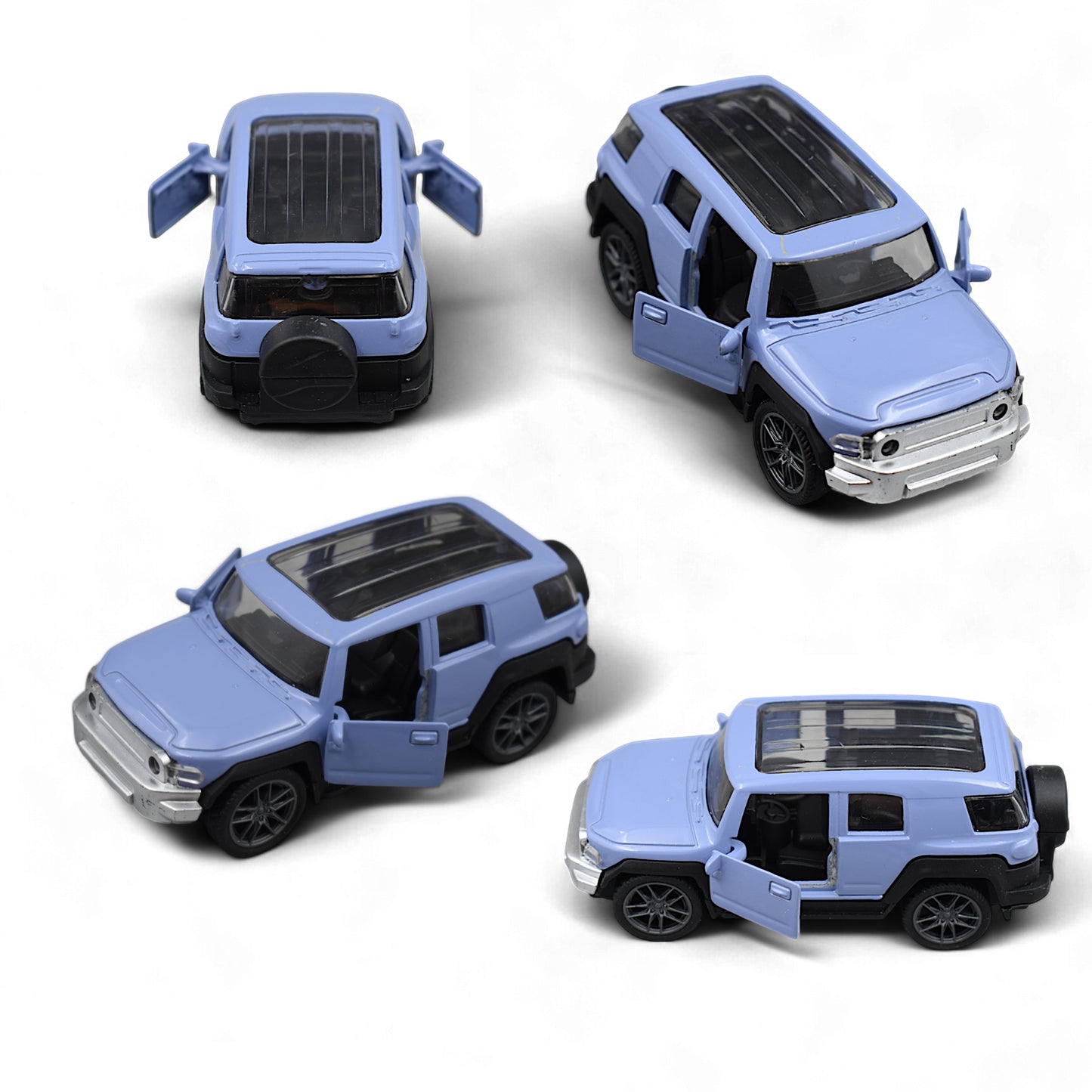 Hummer Car Die-cast Model Toy 1:36 Exclusive Alloy Metal Car with Pull Back with Openable Doors  - Blue