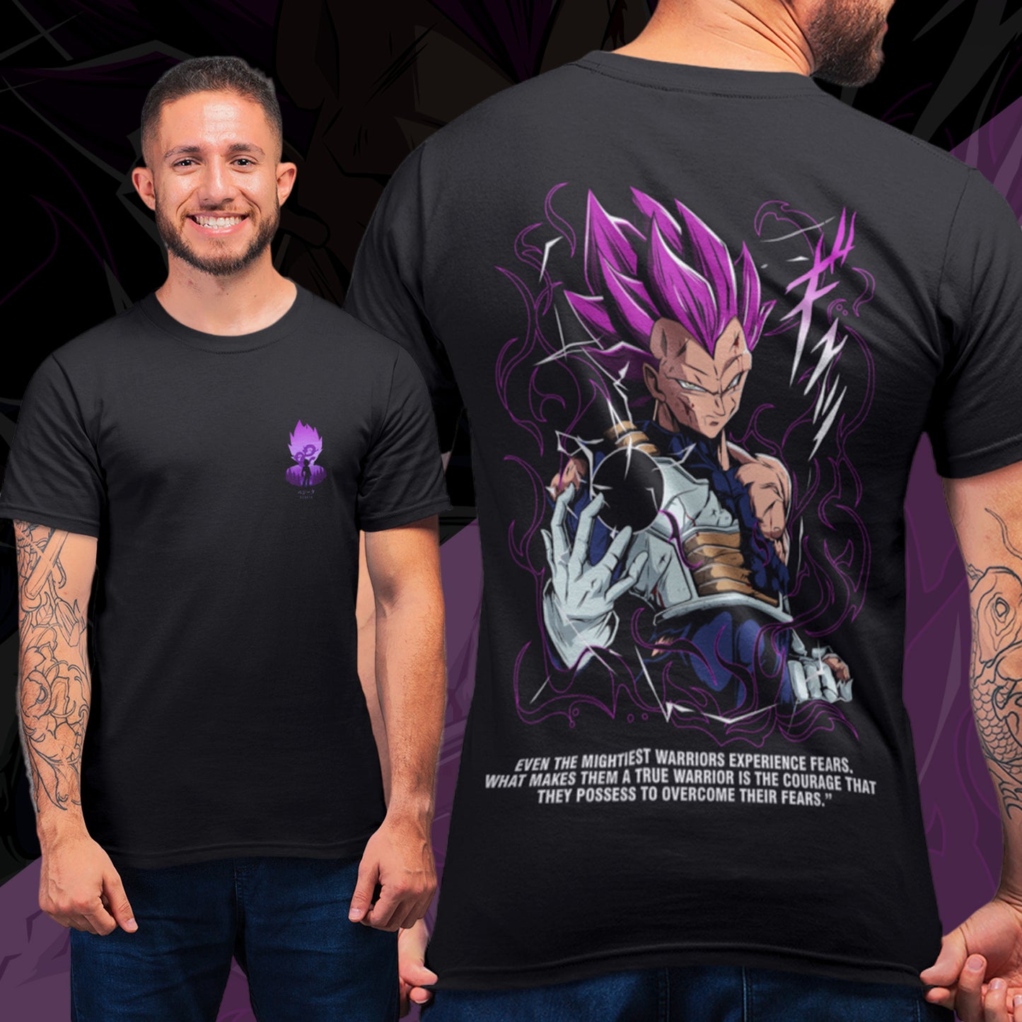 ULTRA EGO VEGETA ROUND NECK REGULAR FIT T-SHIRT - DRAGON BALL Z