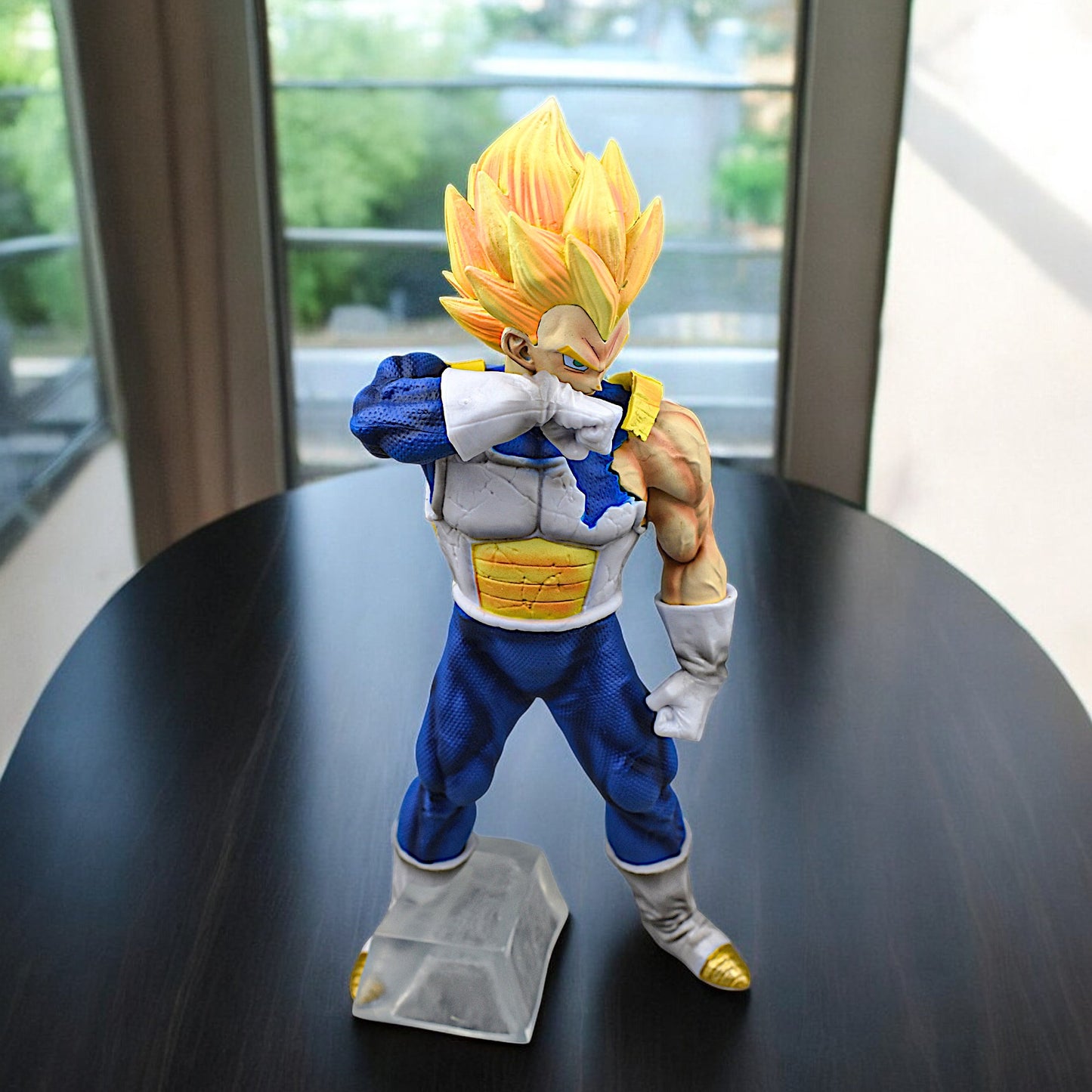 PRINCE VEGETA ICONIC SSJ ACTION FIGURE WITH STAND (26 CM HEIGHT) - DRAGON BALL Z