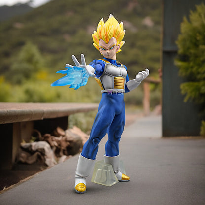 VEGETA EXCLUSIVE ACTION FIGURE WITH 2 REPLACEABLE HANDS (27 CM HEIGHT) - DRAGON BALL Z/SUPER