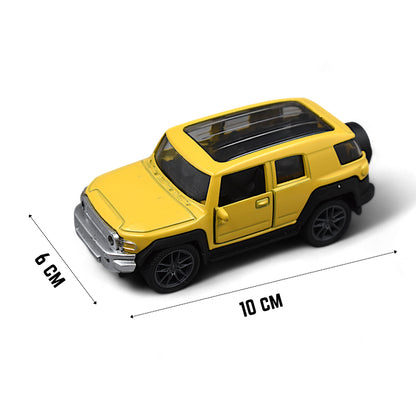 Hummer Car Die-cast Model Toy 1:36 Exclusive Alloy Metal Car with Pull Back with Openable Doors  - Yellow