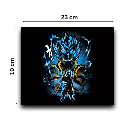 SSJ BLUE GOGETA MOUSE PAD (9 X 7.5 INCHES) - GAMING AND OFFICIE MOUSE PAD