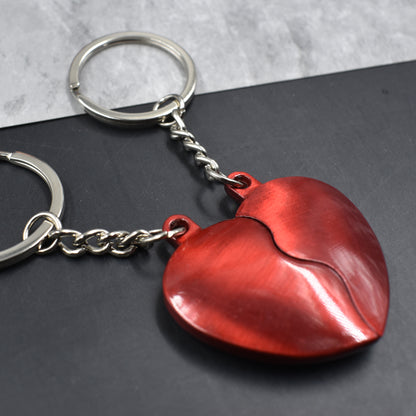 HEART COUPLE KEYRING PACK | DITACHABLE KEYCHAIN FOR GIRLFRIEND/BOYFRIEND/LOVER