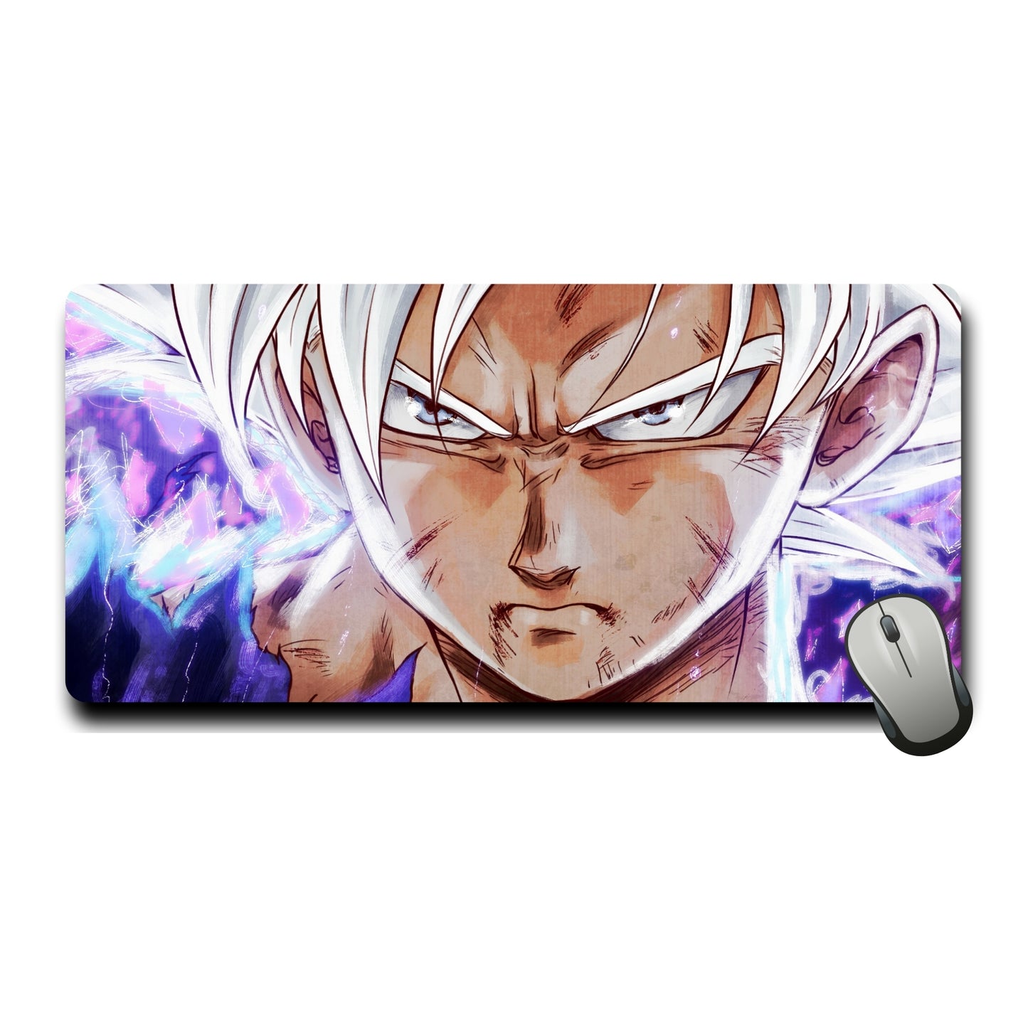 DRAGON BALL Z/SUPER GOKU ULTRA INSTINCT MOUSE PAD (23 X 11 INCHES) - GAMING MOUSE PAD