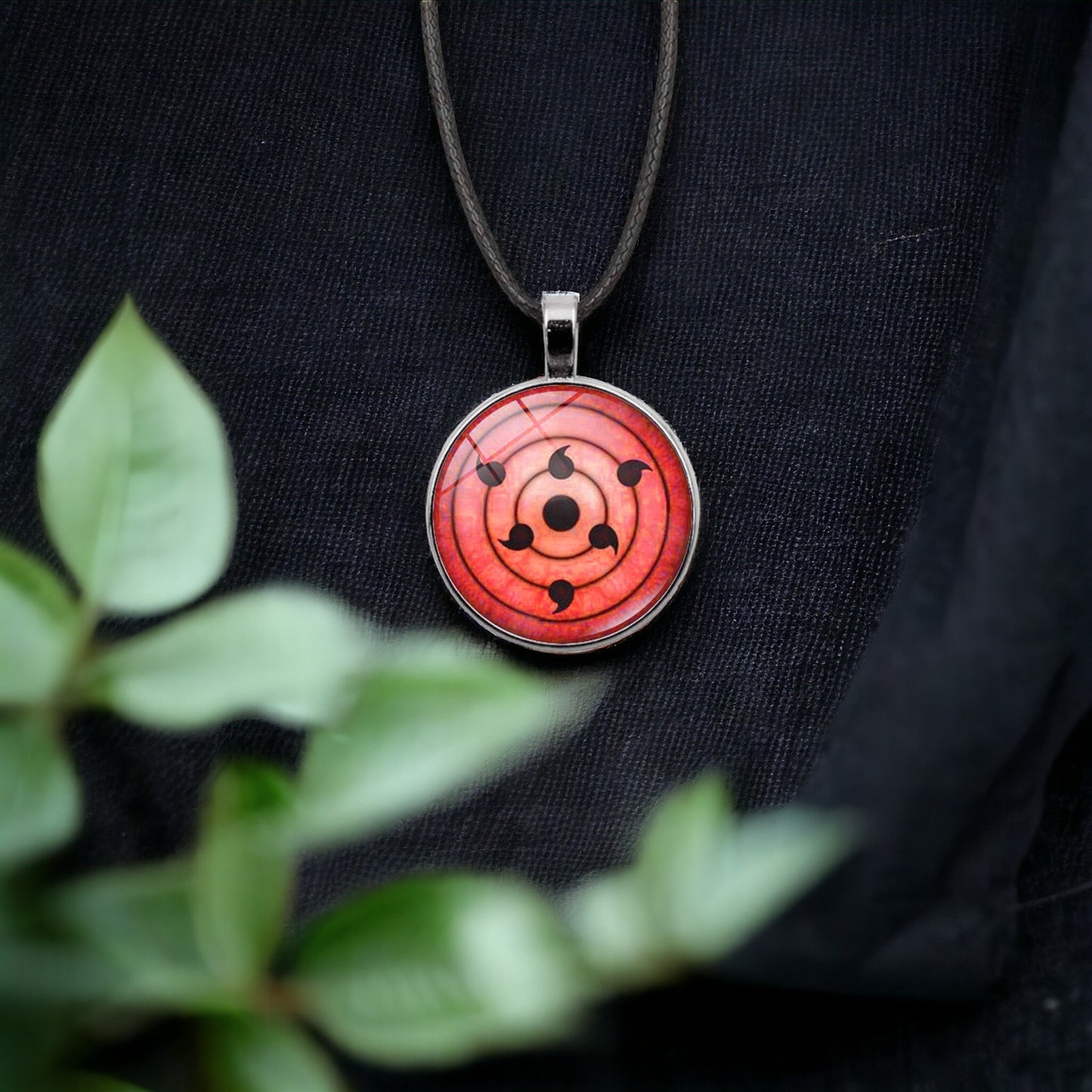 SHARINGAN PENDANT ADJUSTABLE NECKLACE (UNISEX) - NARUTO