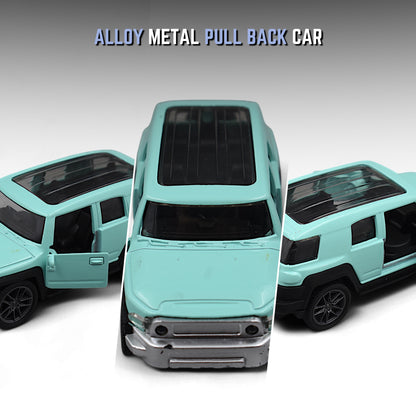 Hummer Car Die-cast Model Toy 1:36 Exclusive Alloy Metal Car with Pull Back with Openable Doors  - Green