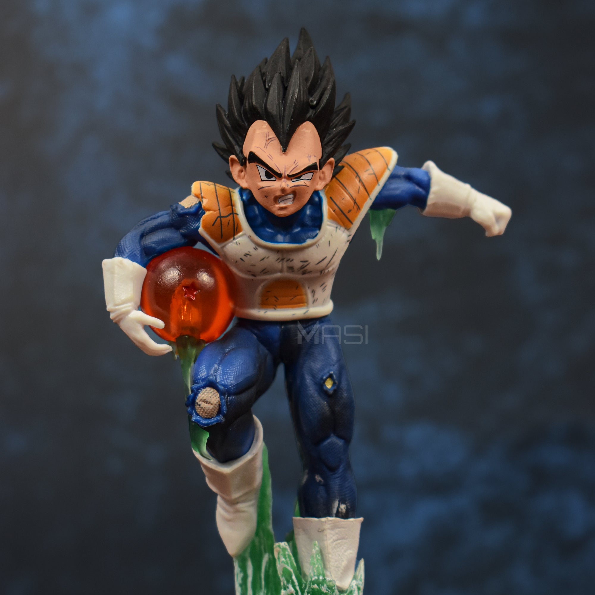 PRINCE VEGETA EXCLUSIVE ACTION FIGURE FROM NAMEK SAGA WITH LED IN BASE (REPLACEABLE CELL)- DRAGON BALL Z