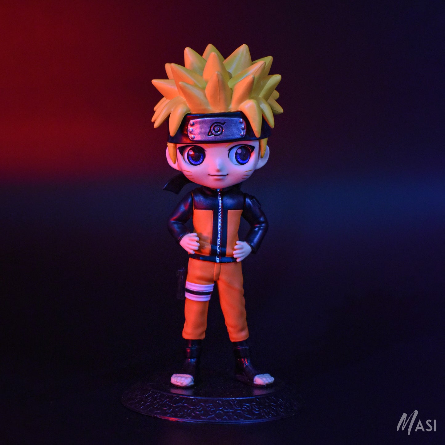 NARUTO ANIME UZUMAKI NARUTO Q STYLE ACTION FIGURE WITH STAND