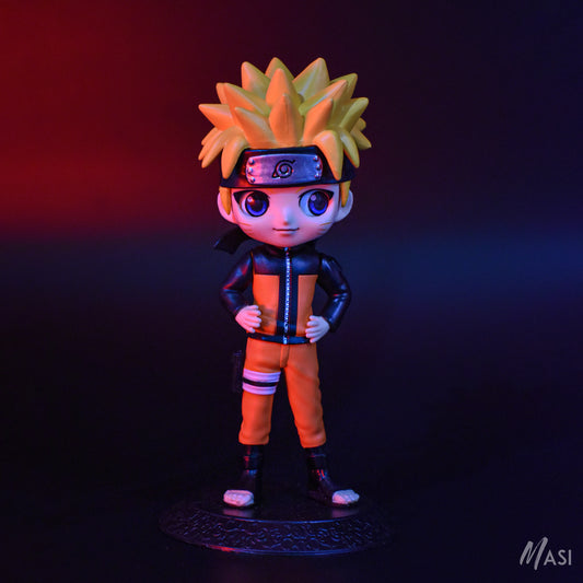 NARUTO ANIME UZUMAKI NARUTO Q STYLE ACTION FIGURE WITH STAND