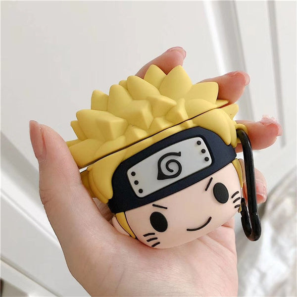 NARUTO CUTE IPHONE AIRPODS COVER PROTECTION CASE (SILICONE)