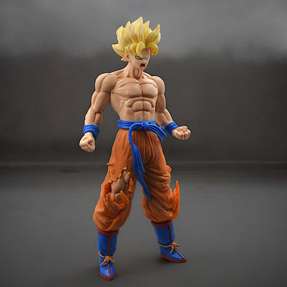 SSJ GOKU ACTION FIGURE WITH BOX (34 CM HEIGHT) - DRAGON BALL Z