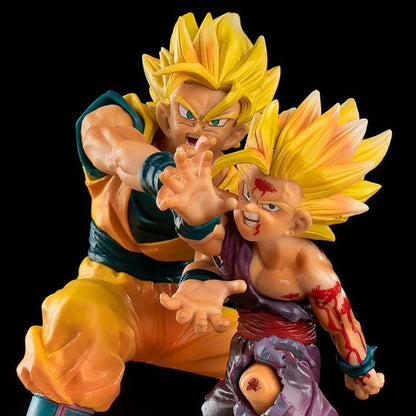 Son Goku and Son Gohan Iconic Kamehameha Action Figure - Dragon Ball Z