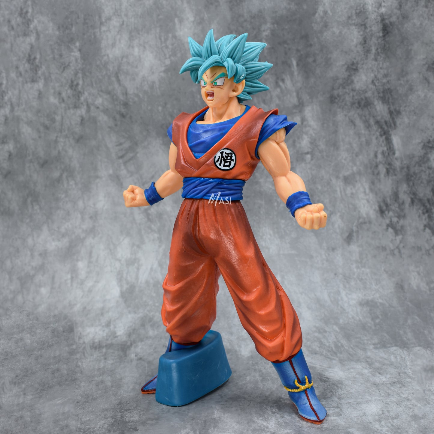 GOKU SSJ BLUE ACTION FIGURE WITH STAND (28CM HEIGHT) - DRAGON BALL Z