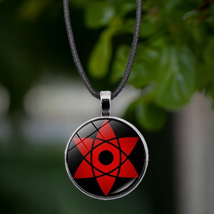 MANGEKYO SHARINGAN PENDANT ADJUSTABLE NECKLACE (UNISEX) - NARUTO