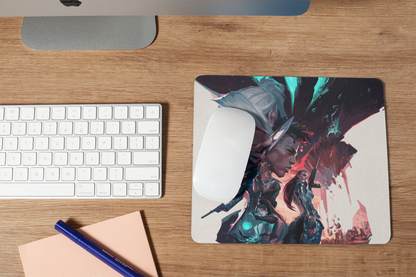 VALORANT THEME MOUSE PAD (9 X 7.5 INCHES) - GAMING MOUSE PAD