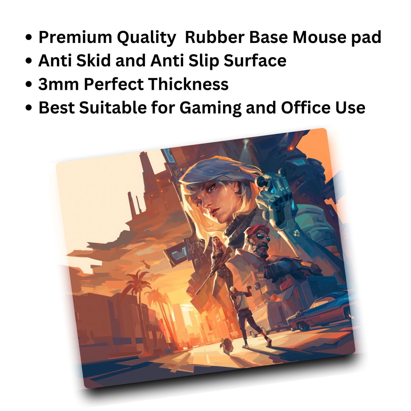 VALORANT MOUSE PAD (9 X 7.5 INCHES) - GAMING MOUSE PAD