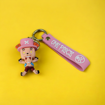 CHOPPER SILICON RUBBER KEYCHAIN - ONE PIECE