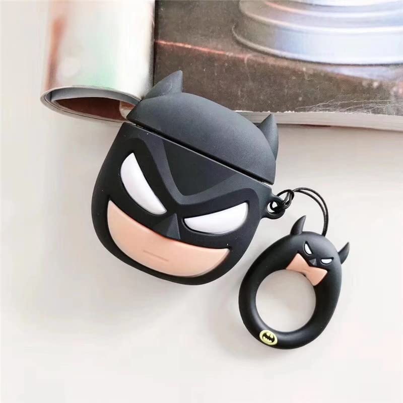 BATMAN CUTE IPHONE AIRPODS COVER PROTECTION CASE (SILICONE)