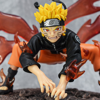 NINE TAIL FOX BATTLE MODE UZUMAKI NARUTO ACTION FIGURE (19 CM HEIGHT) - NARUTO