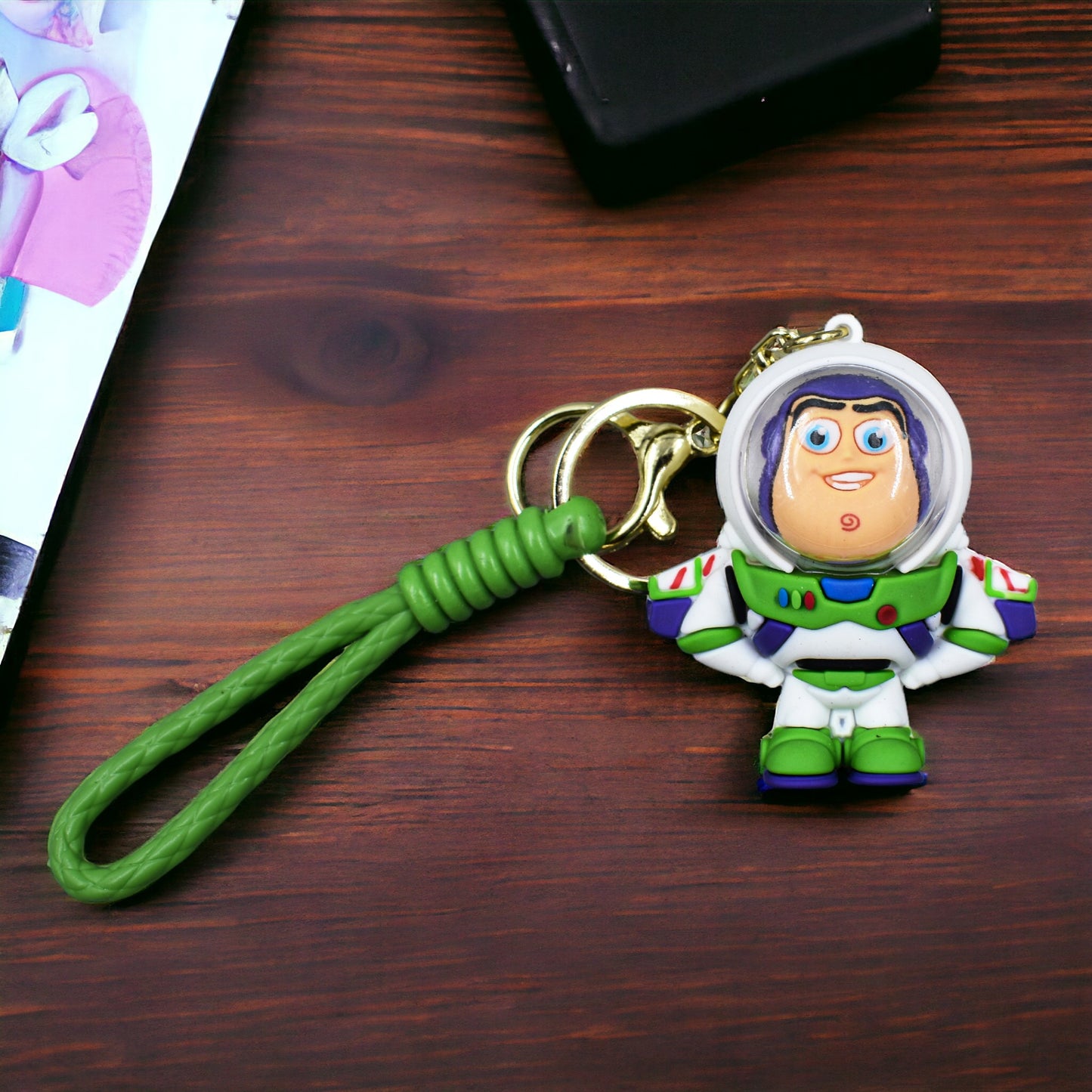 BUZZ LIGHTYEAR SILICON RUBBER KEYCHAIN - TOY STORY