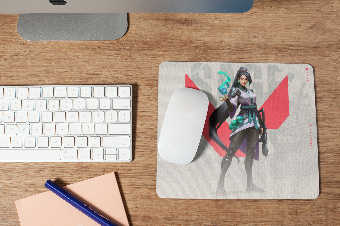 VALORANT SAGE MOUSE PAD (9 X 7.5 INCHES) - GAMING MOUSE PAD