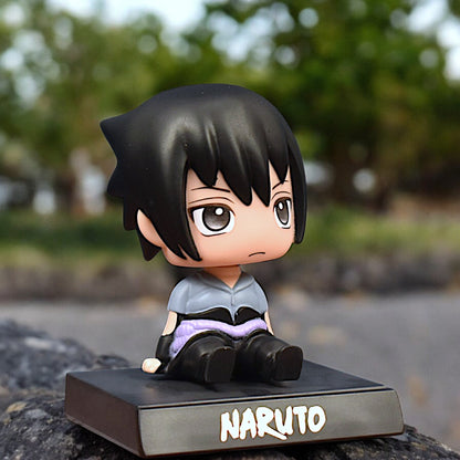 SASUKE UCHIHA BOBBLEHEAD/MOBILE HOLDER STAND