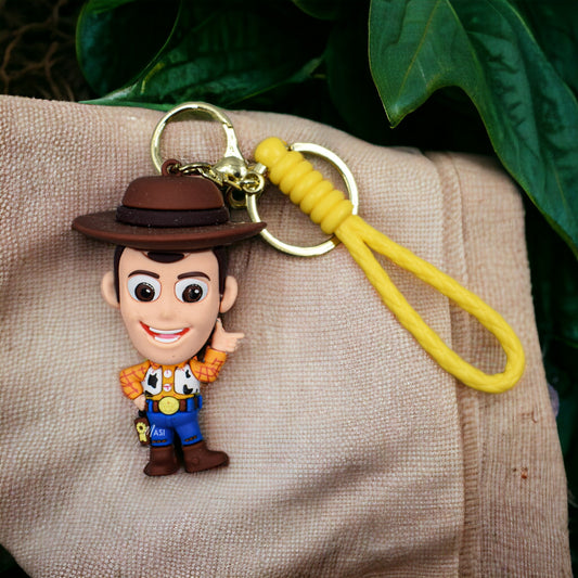 TOY STORY KEYCHAIN WOODY BUZZ LIGHTYEAR BACKPACK ACCESSORY CARTOON CAR PHONE PENDANT KEYCHAIN