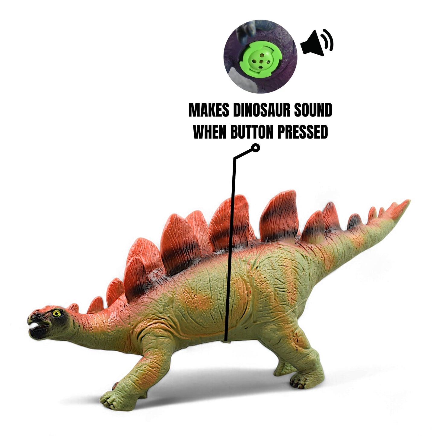 Roaring T-Rex and Much More : Giant 50cm Sound-Action Dinosaur Toy for Kids